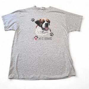 Vintage‎ Saint Bernard tshirt jerzees
